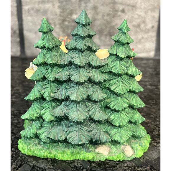 Enesco Moose Creek Crossing Pencil Cup 1996 Boat Trees Nature Canoe #279552 - Picture 4 of 8